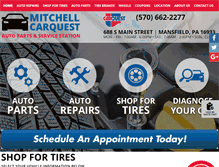 Tablet Screenshot of mitchellcarquest.com